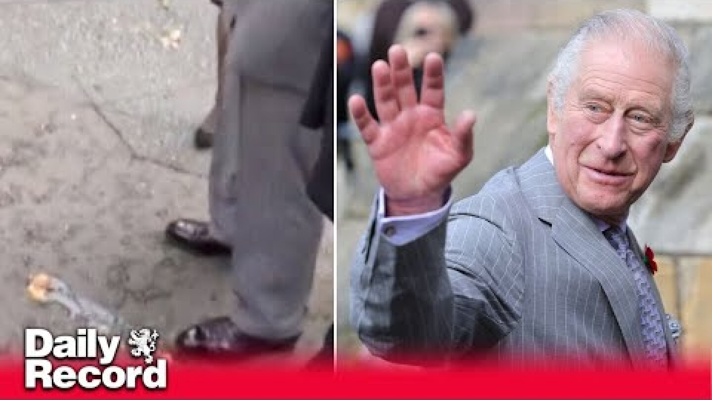 Eggs thrown at King Charles and Camilla during York visit