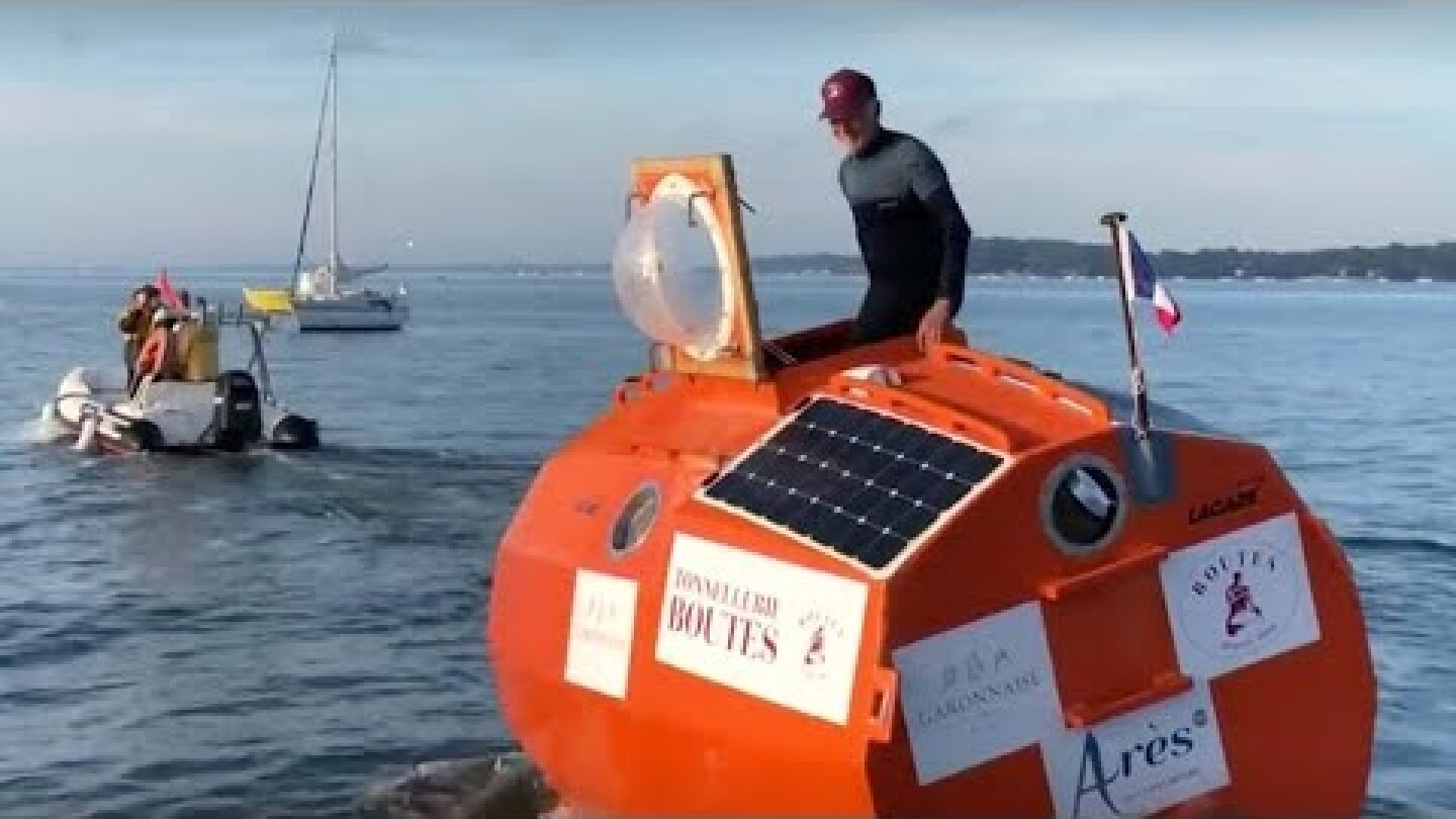 Septuagenarian from France to cross the Atlantic in a barrel