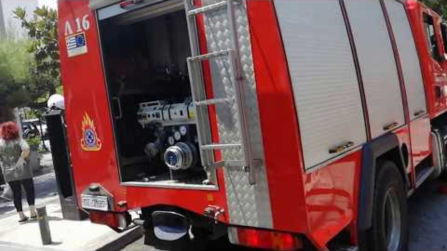 Πανικός από πυρκαγιά στην αγορά της Θουκυδίδου