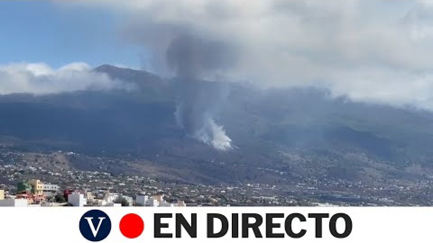 DIRECTO: Entra en erupción el volcán en la isla de La Palma