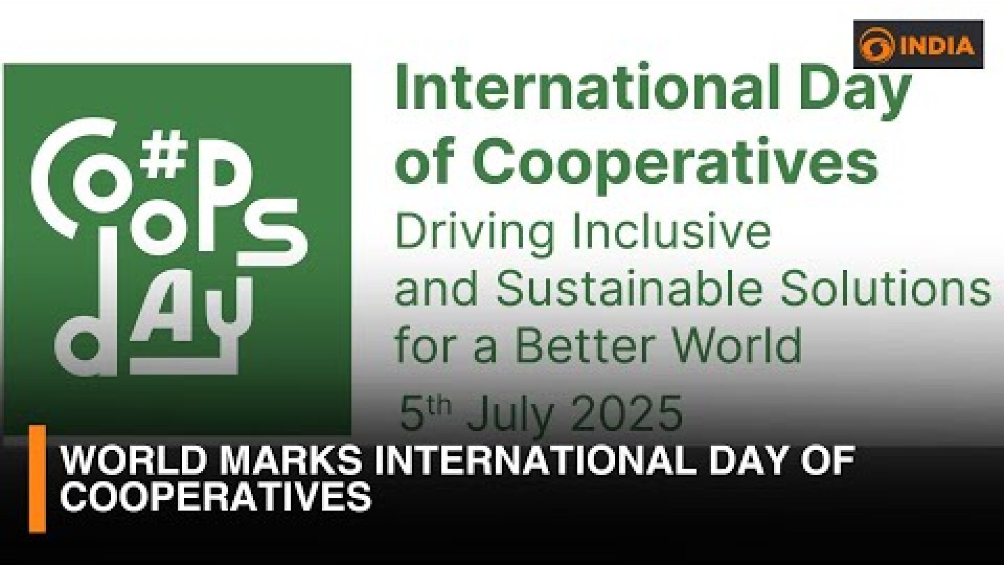 World marks International Day of Cooperatives | DD India