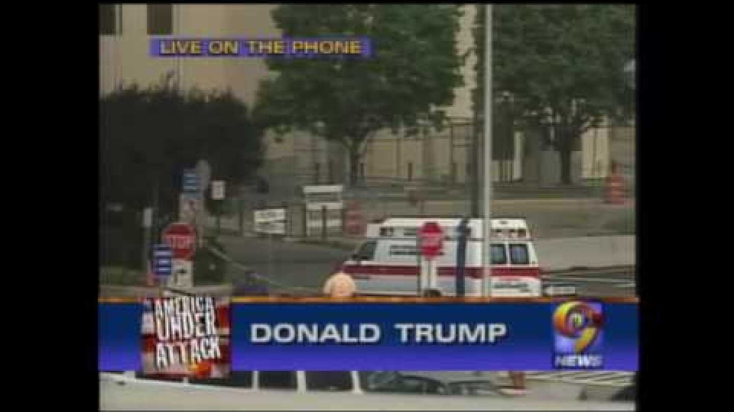 Donald Trump Calls Into WWOR/UPN 9 News on 9/11