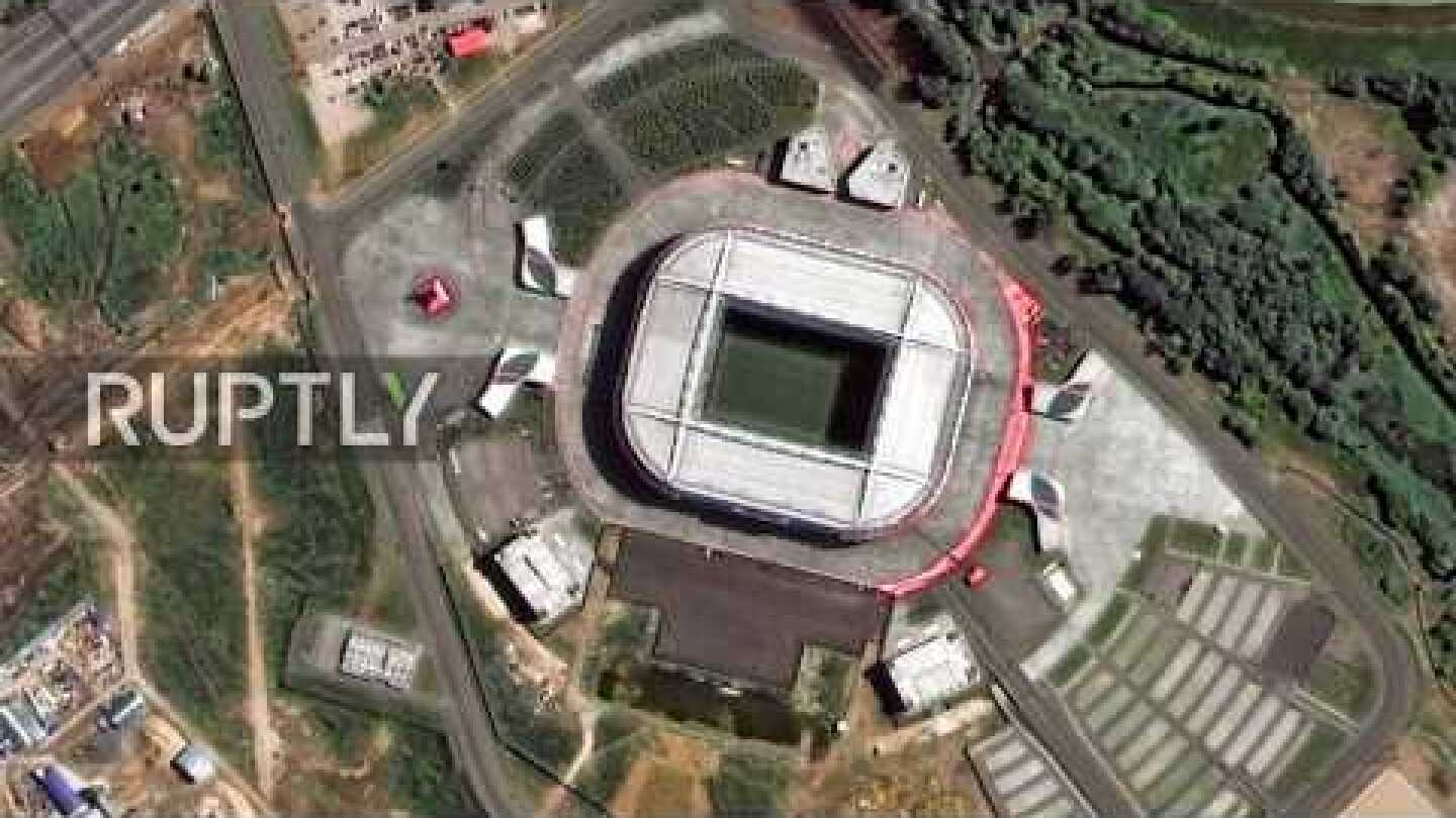 Russia: Satellite images reveal the 12 stadiums of 2018 World Cup