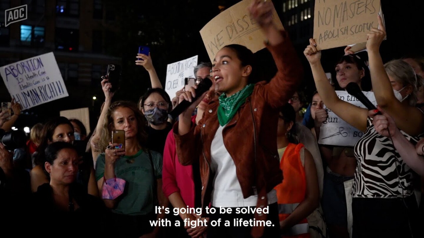 AOC with Abortion Rights Organizers in NYC: Full Rally Remarks | Alexandria Ocasio-Cortez