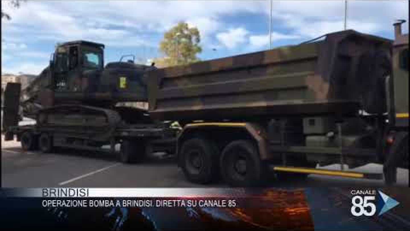 14 Dicembre 2019   Brindisi   Operazione bomba a Brindisi Diretta su Canale 85