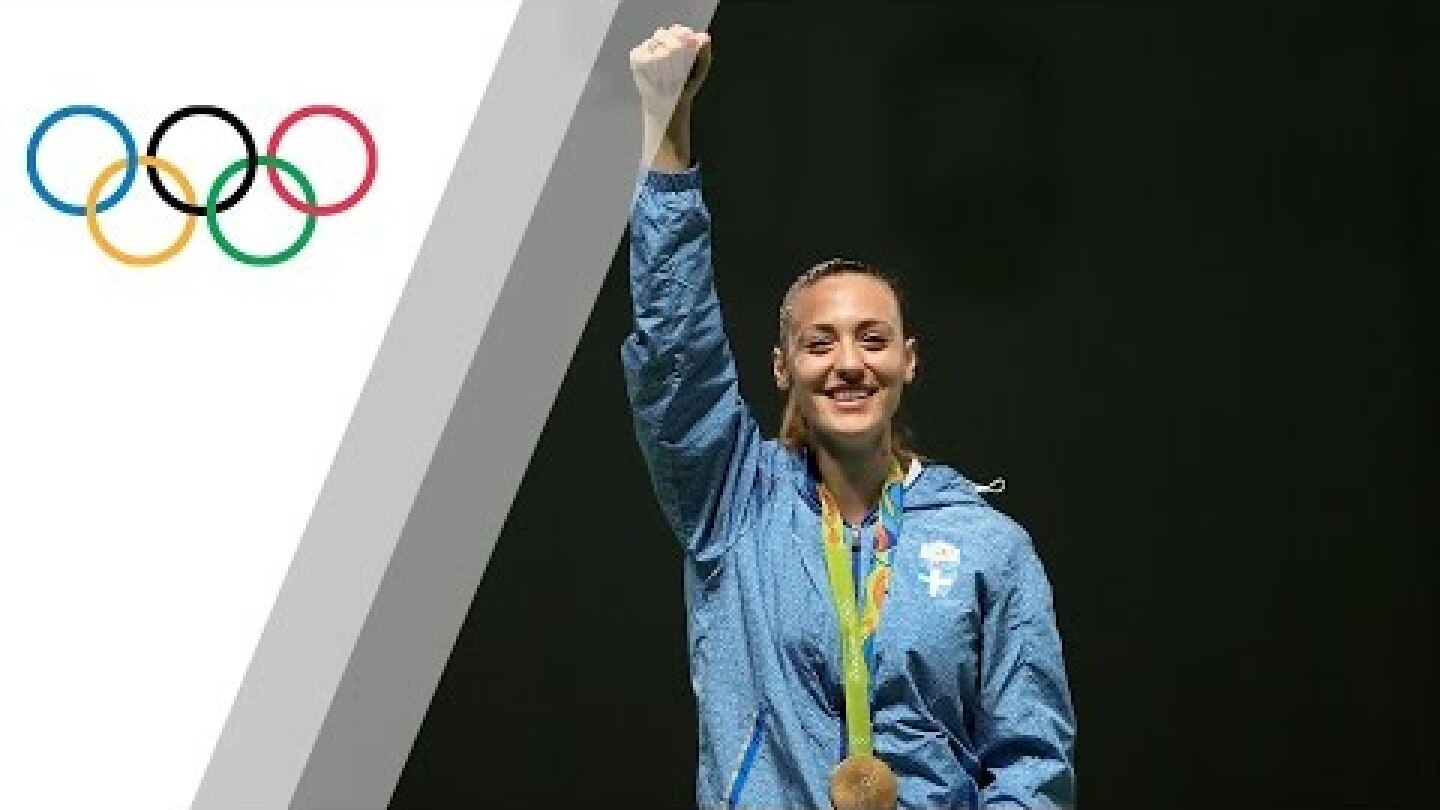 Korakaki wins first gold medal for Greece since 2004