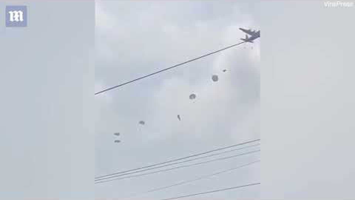 Solider survives fall from plane after parachute fails to work