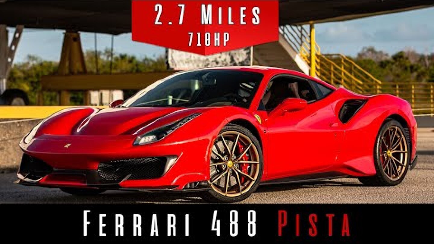 2020 Ferrari 488 Pista | (Top Speed Test)