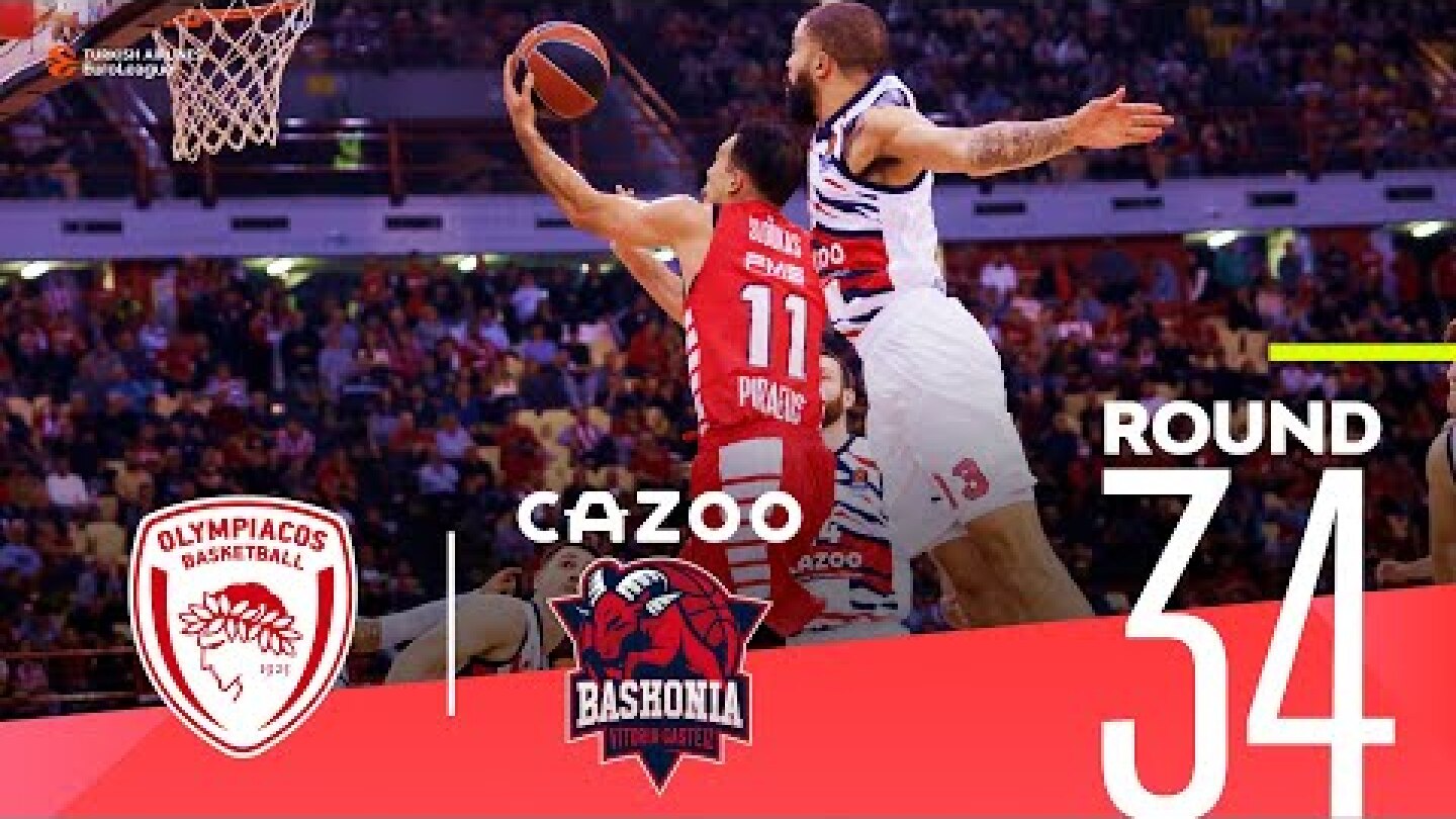 Olympiacos clinches first place! |  Round 34, Highlights | Turkish Airlines EuroLeague
