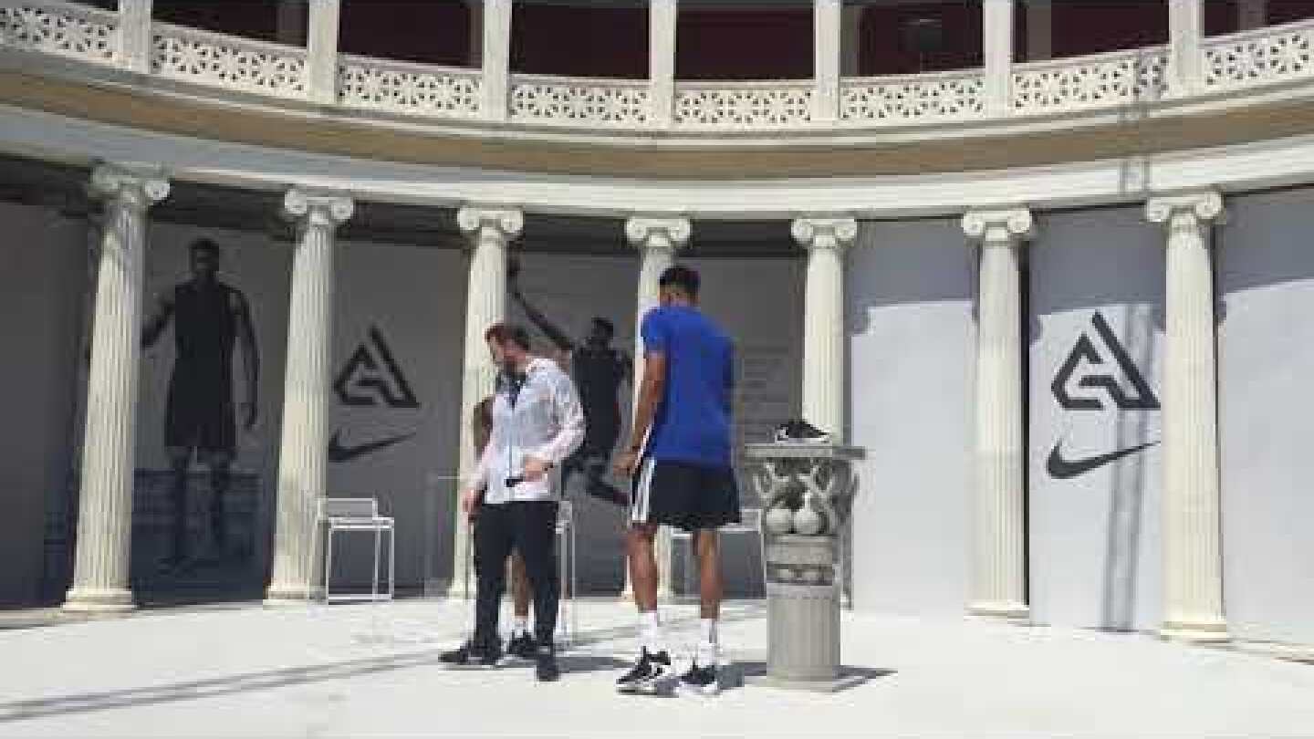 Στην Αθήνα ο Αντετοκούνμπο Αν εργάζεσαι σκληρά, τα όνειρα γίνονται πραγματικότητα part1