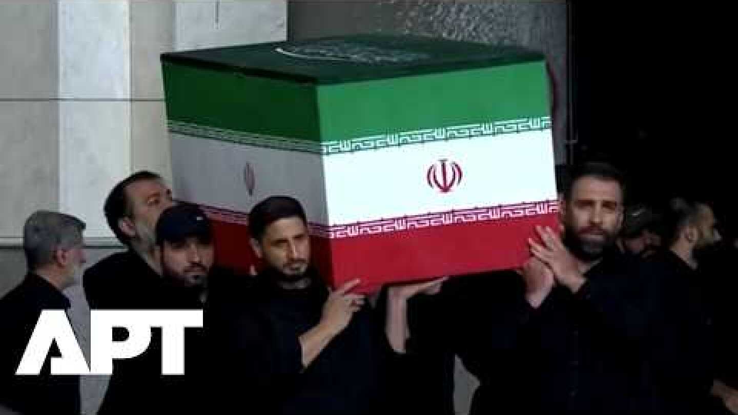 Khamenei's Sons Pray Beside Coffin as Successor Mojtaba Remains Absent | APT
