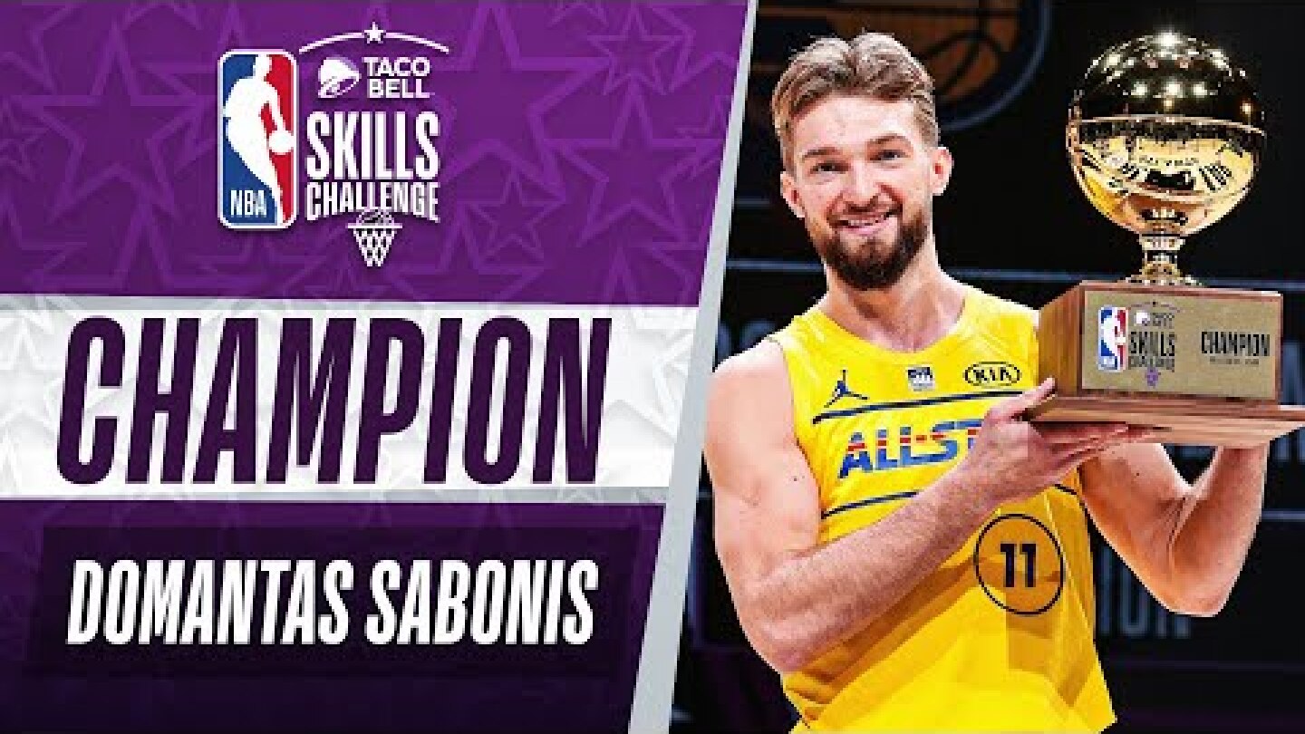 Domantas Sabonis WINS The #TacoBellSkills​ Challenge | 2021 #NBAAllStar