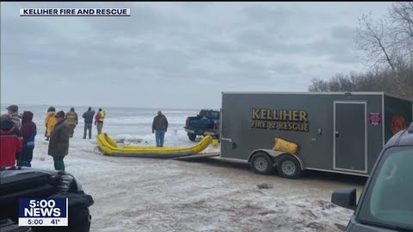 200 fishermen rescued from floating chunk of ice in northern Minnesota I KMSP FOX 9