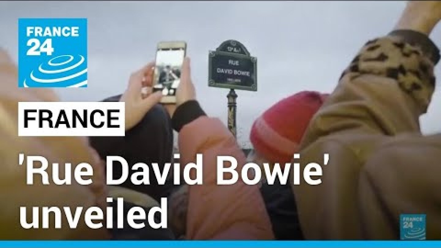 Paris names street after David Bowie • FRANCE 24 English