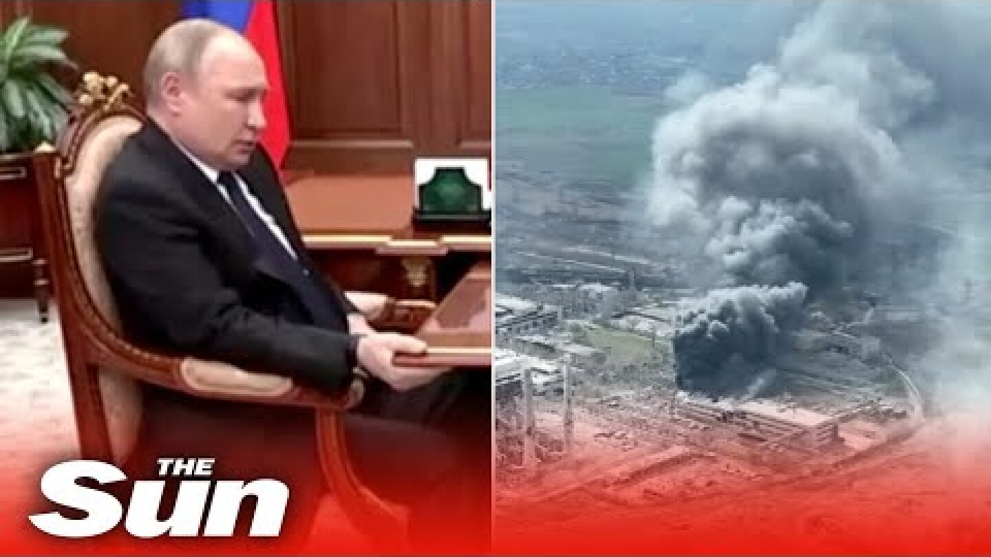 Putin CALLS OFF assault on Mariupol plant but says 'city's in Russian hands'