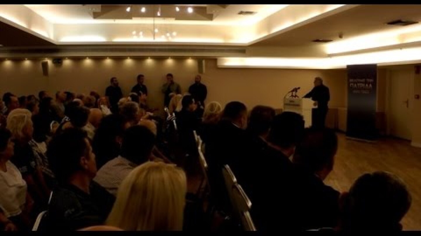 1.000 φύλλα Χρυσή Αυγή: Ο Ν.Γ. Μιχαλολιάκος χαιρετίζει τον Στηβ Γιατζόγλου