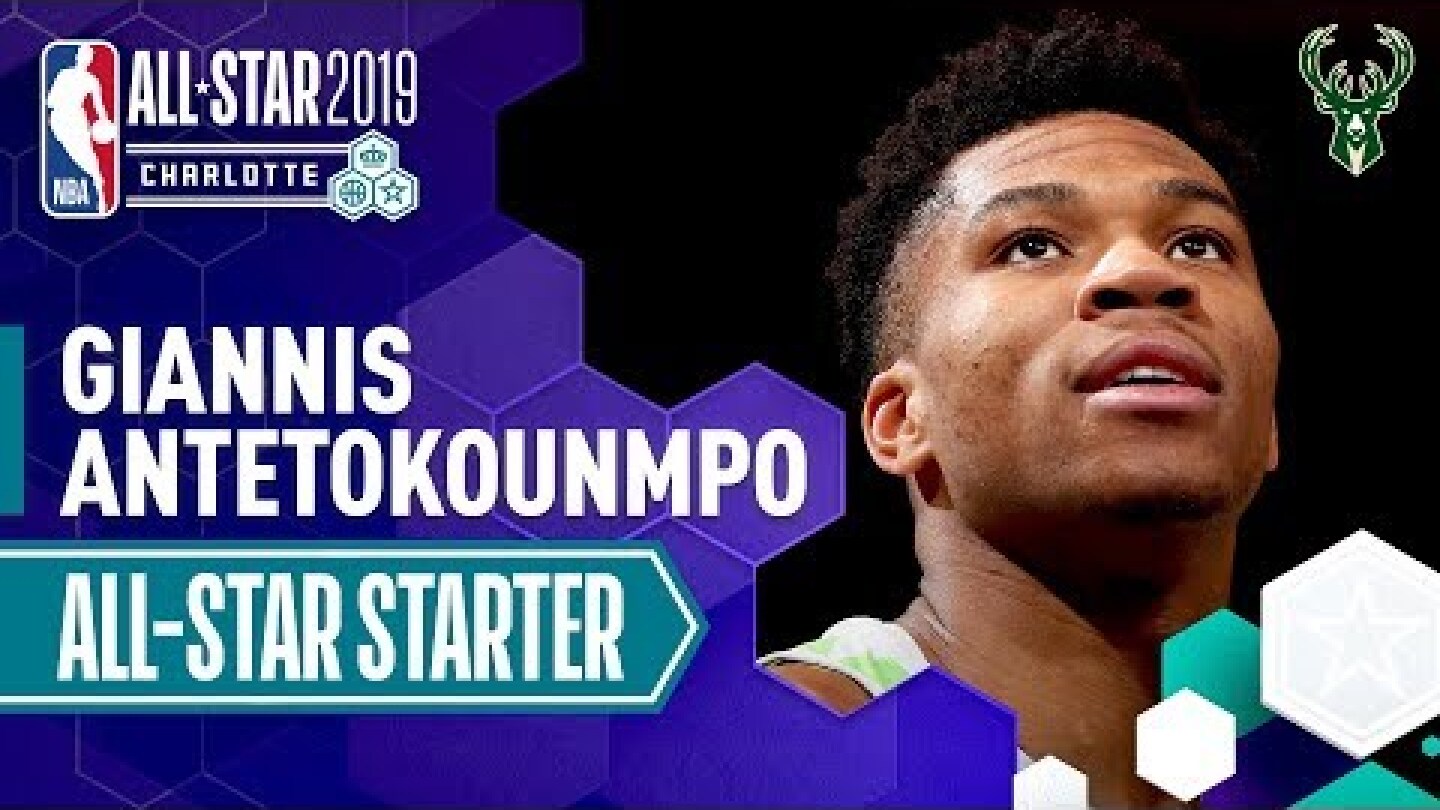 Giannis Antetokounmpo 2019 All-Star Captain | 2018-19 NBA Season