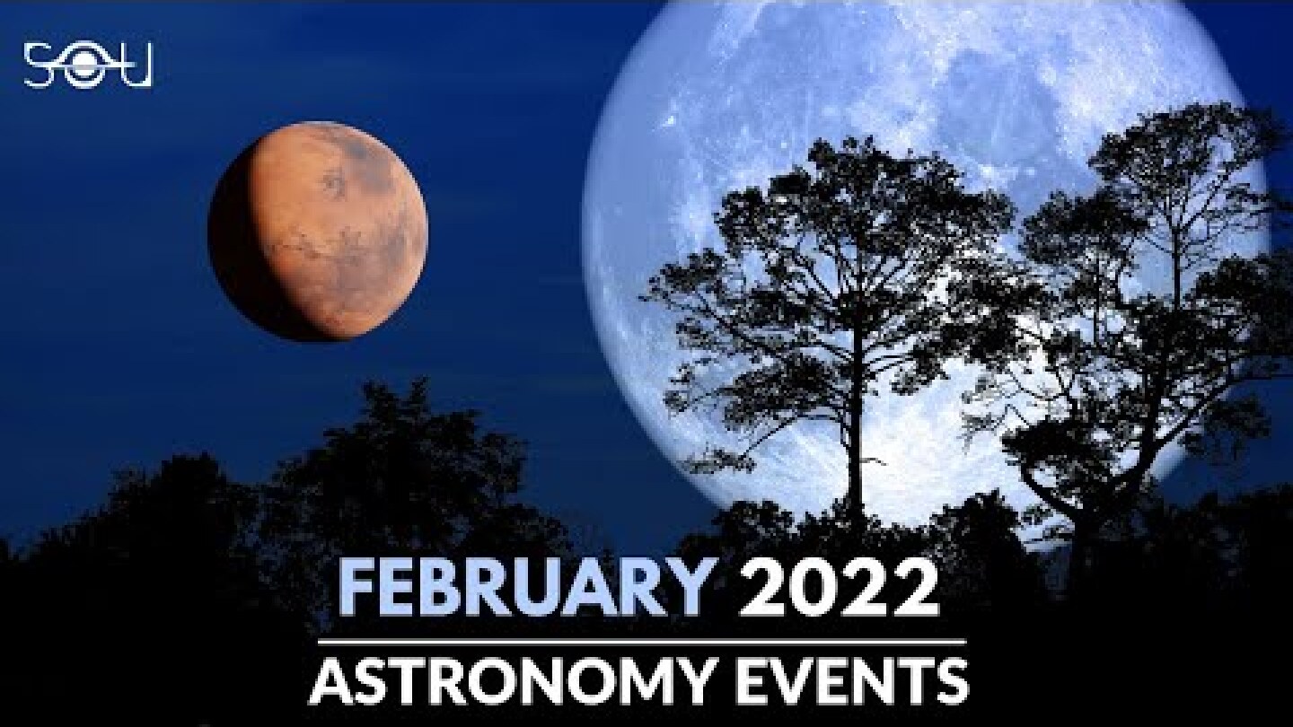 Top Astronomy Events In February 2022 | Snow Moon | Meteor Shower | Saturn | Space