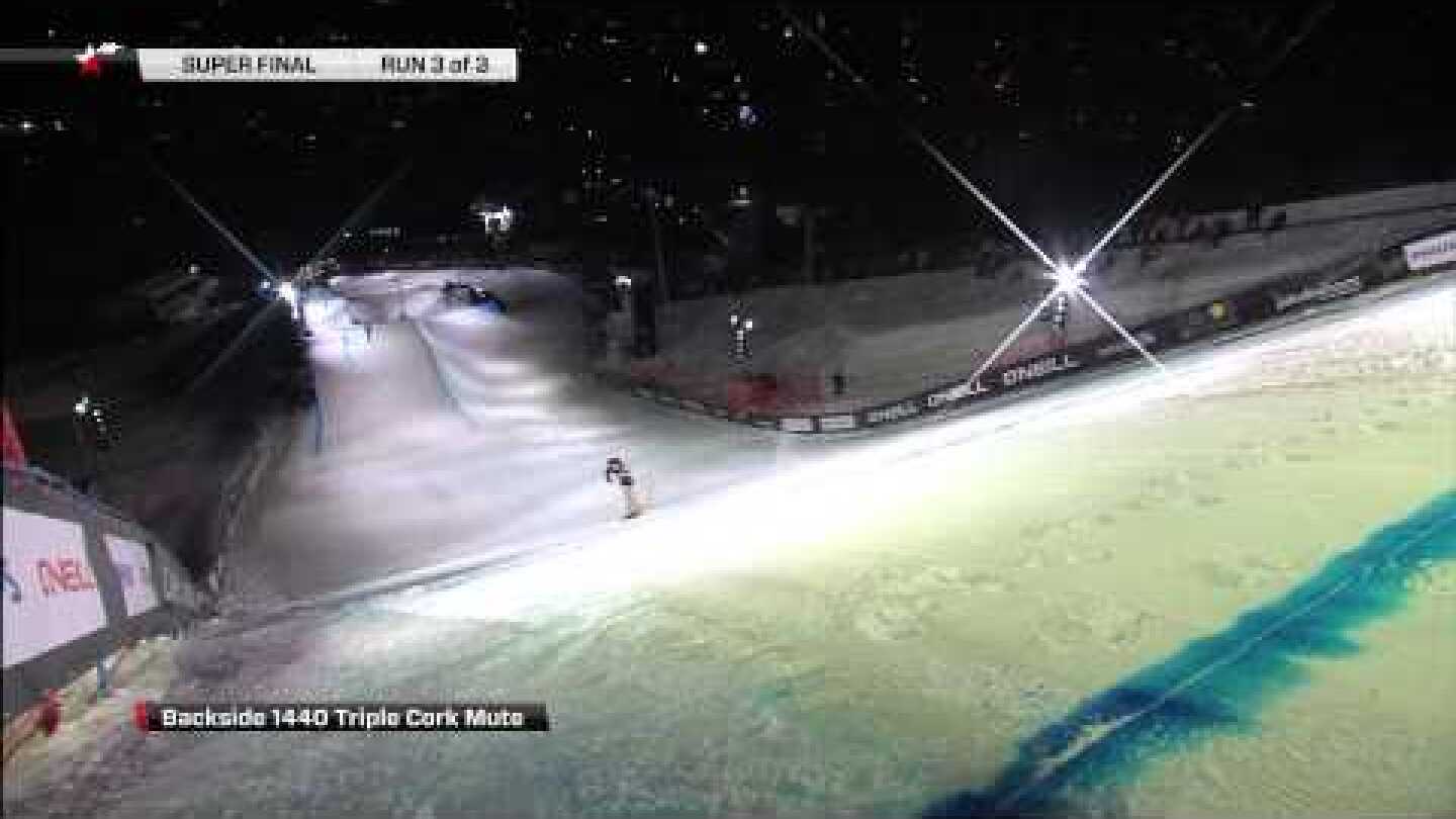 Maxence Parrot - Backside 1440 Triple Cork - O'Neill Evolution 2013 - Superfinal