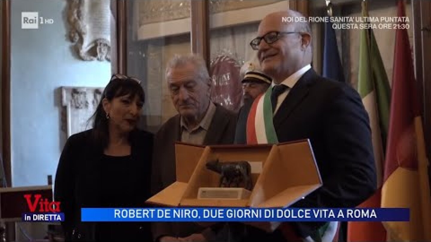 Robert De Niro alla conquista di Roma - Vita in diretta 06/11/2025