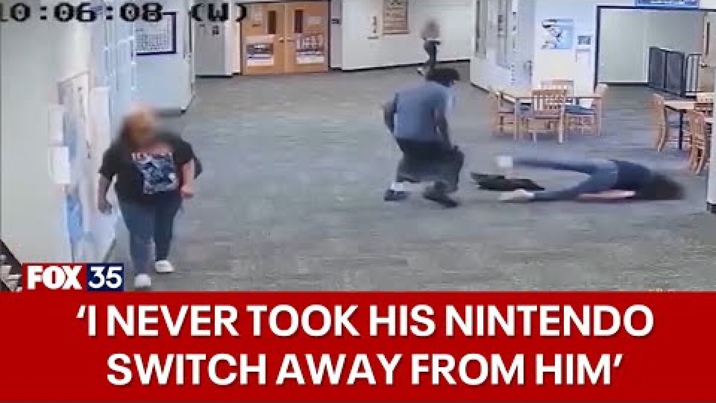 Florida teacher's aide allegedly attacked by student says 'I never took the Nintendo Switch from him