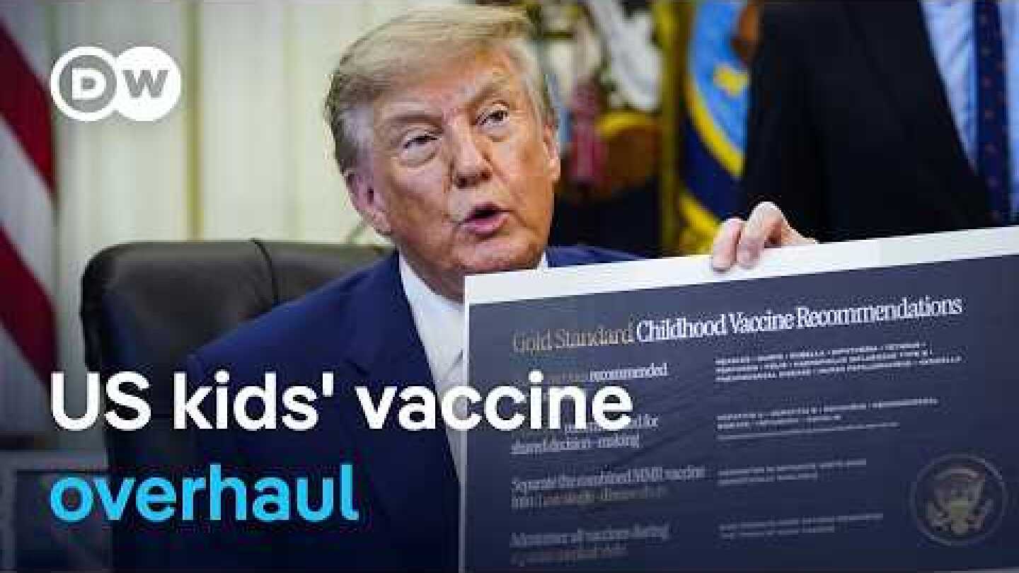Doctors warn Trump’s vaccine plan could endanger children | DW News