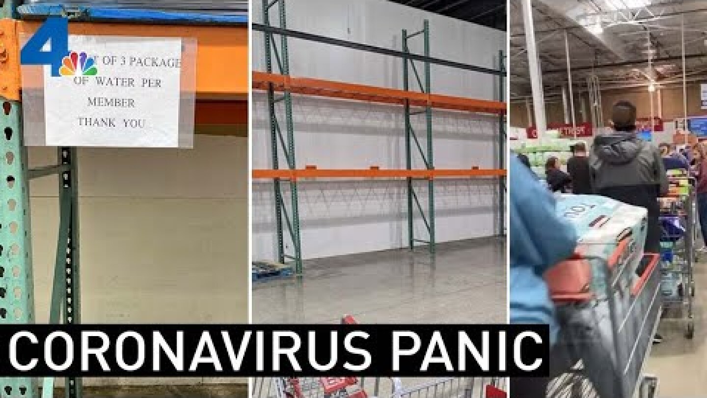 Panic About Potential Coronavirus Pandemic Sends Shopper Into Frenzy  | NBCLA