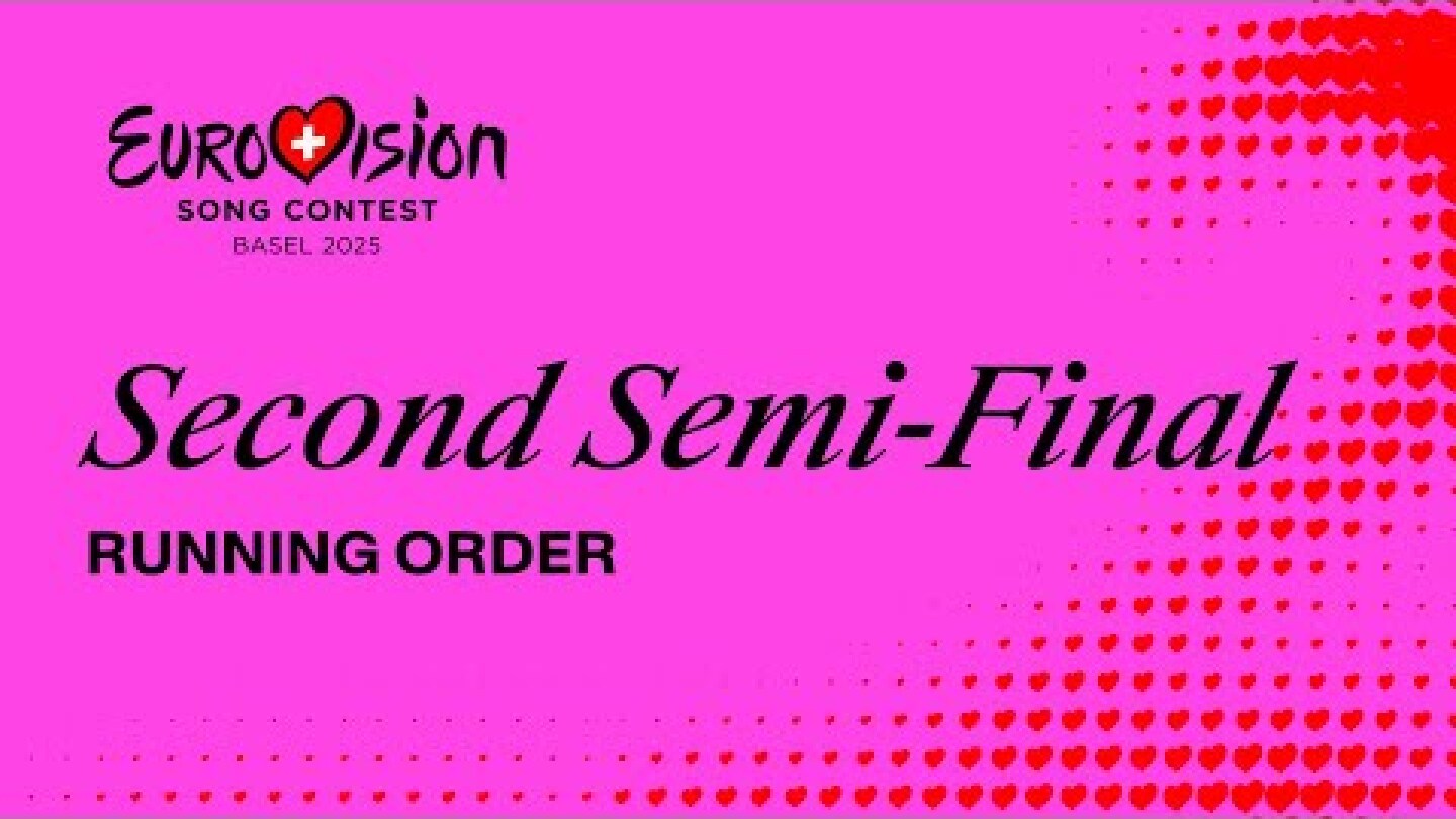 #Eurovision2025 - Second Semi-Final Running Order REVEAL | Basel 2025 🇨🇭
