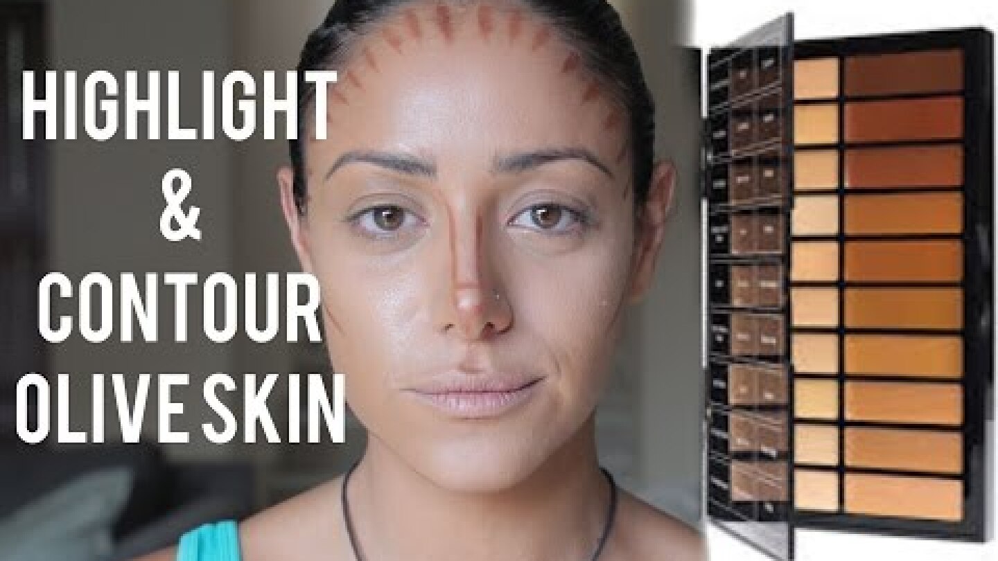 HOW TO CONTOUR AND HIGHLIGHT OLIVE SKIN