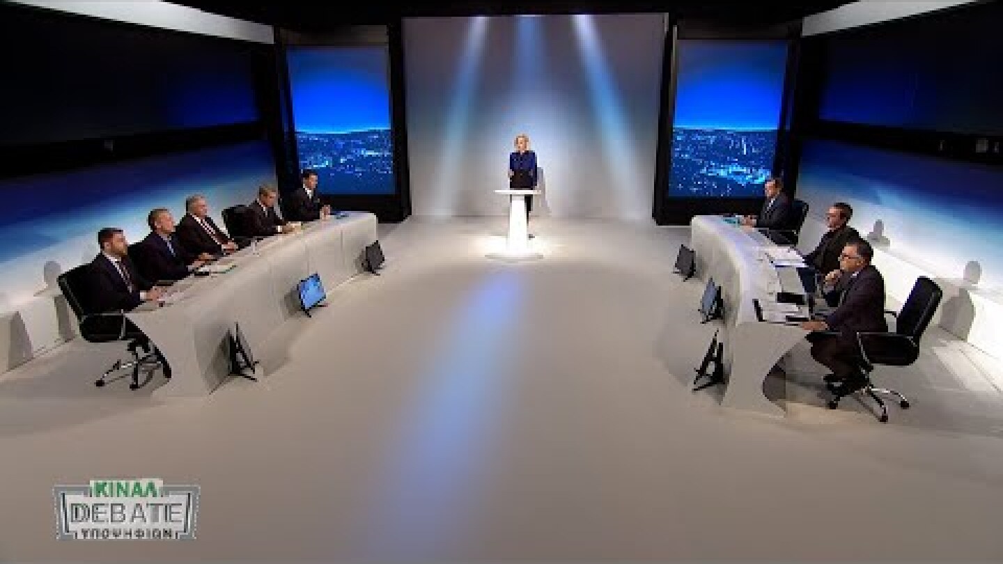 Debate υποψηφίων του ΚΙΝΑΛ: Τρίτος γύρος απαντήσεων