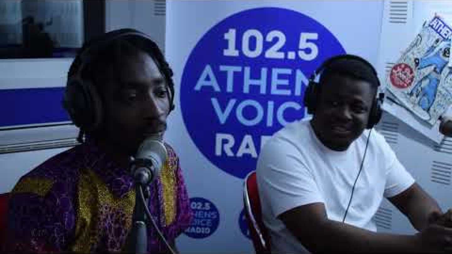 Moose και Νέγρος του Μοριά στο στούντιο του Athens Voice Radio 102.5