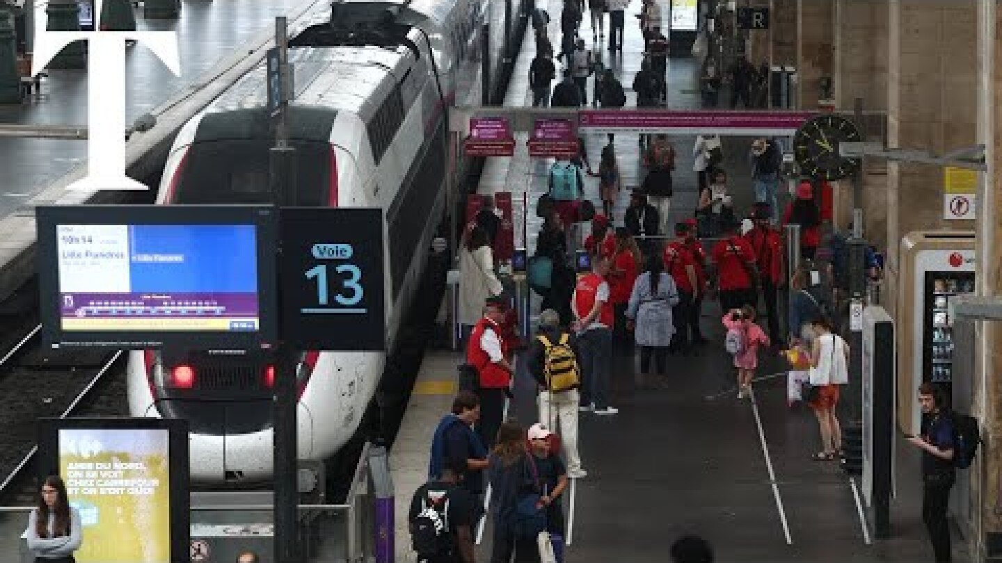 LIVE: France train attack - Rail and flight chaos looms before Olympics