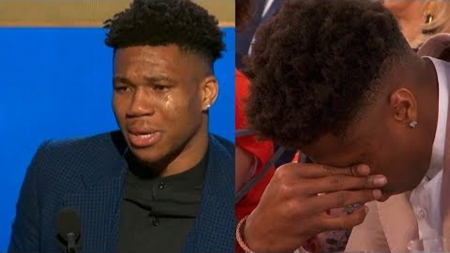 Giannis Antetokounmpo's Emotional Speech After He Wins the MVP Award at 2019 NBA Awards