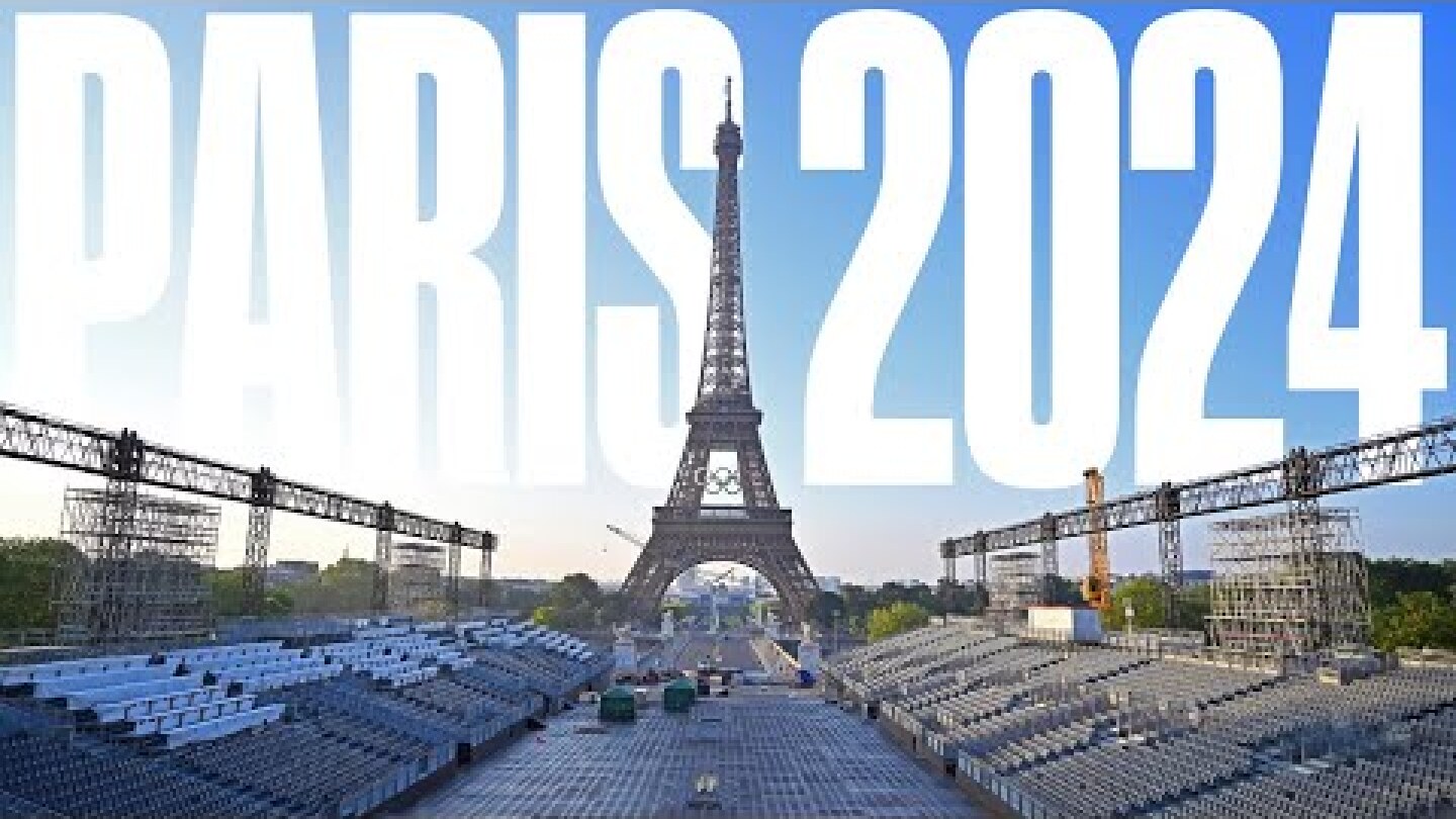 Building an Olympic venue, timelapse! | #Paris2024