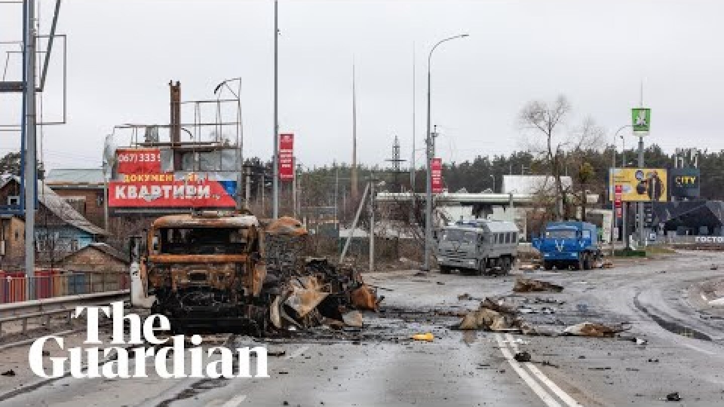 Ukraine: civilians lie dead in the street as Russian forces retreat from Bucha