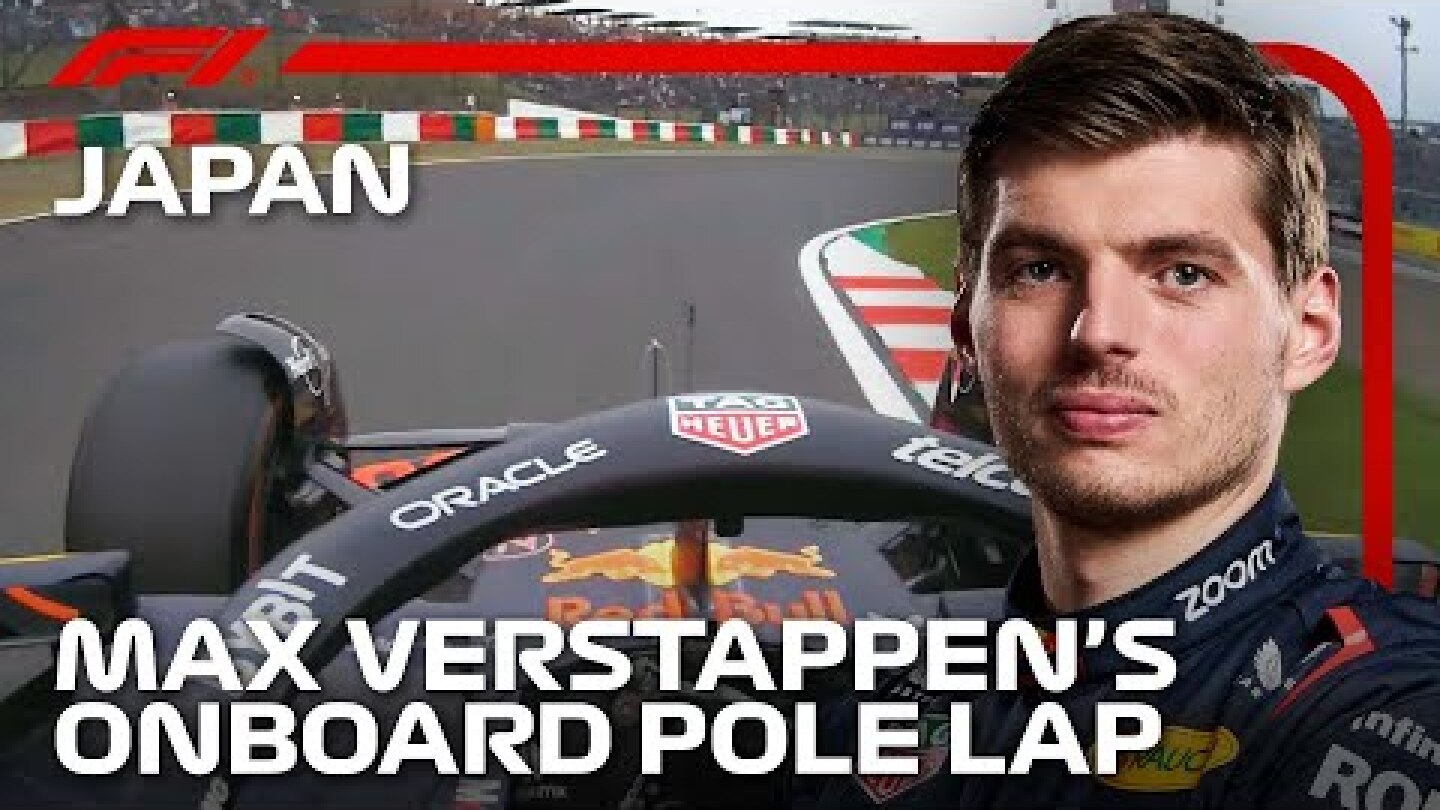 Max Verstappen's Pole Lap | 2024 Japanese Grand Prix | Pirelli