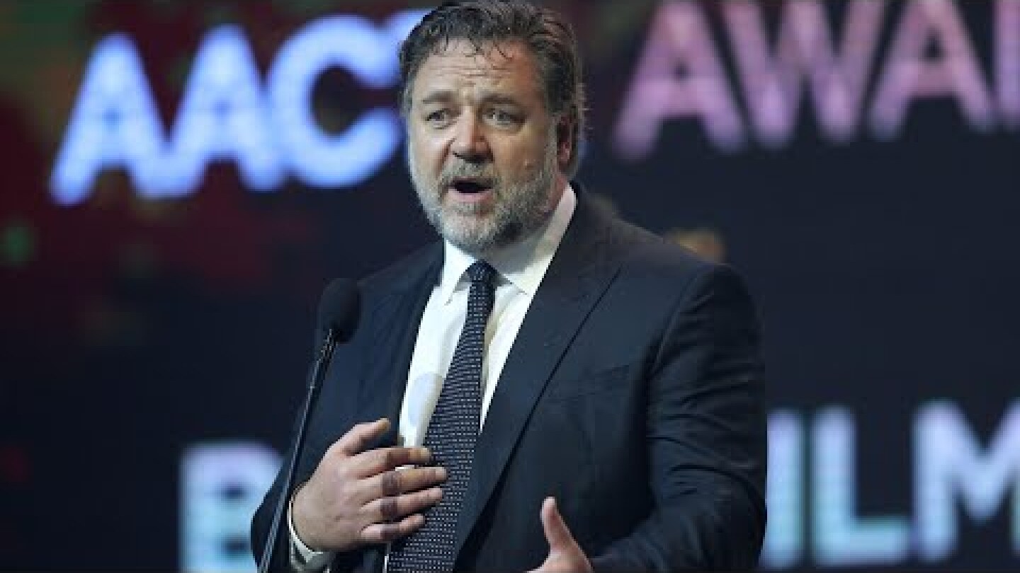 Russell Crowe jokes about 'sodomising' female actor – audio