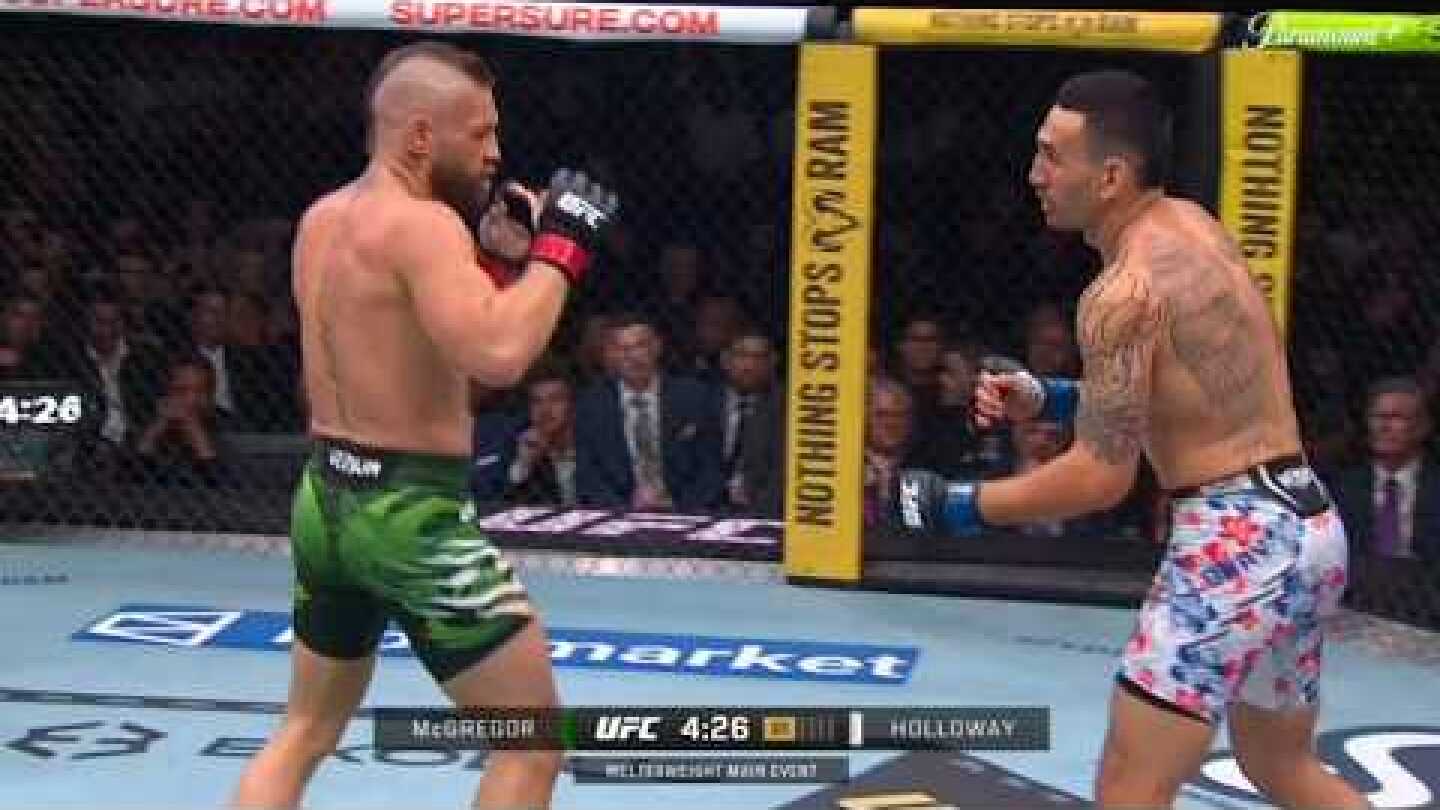 Conor McGregor vs Max Holloway 2 Full Fight TKO Highlights