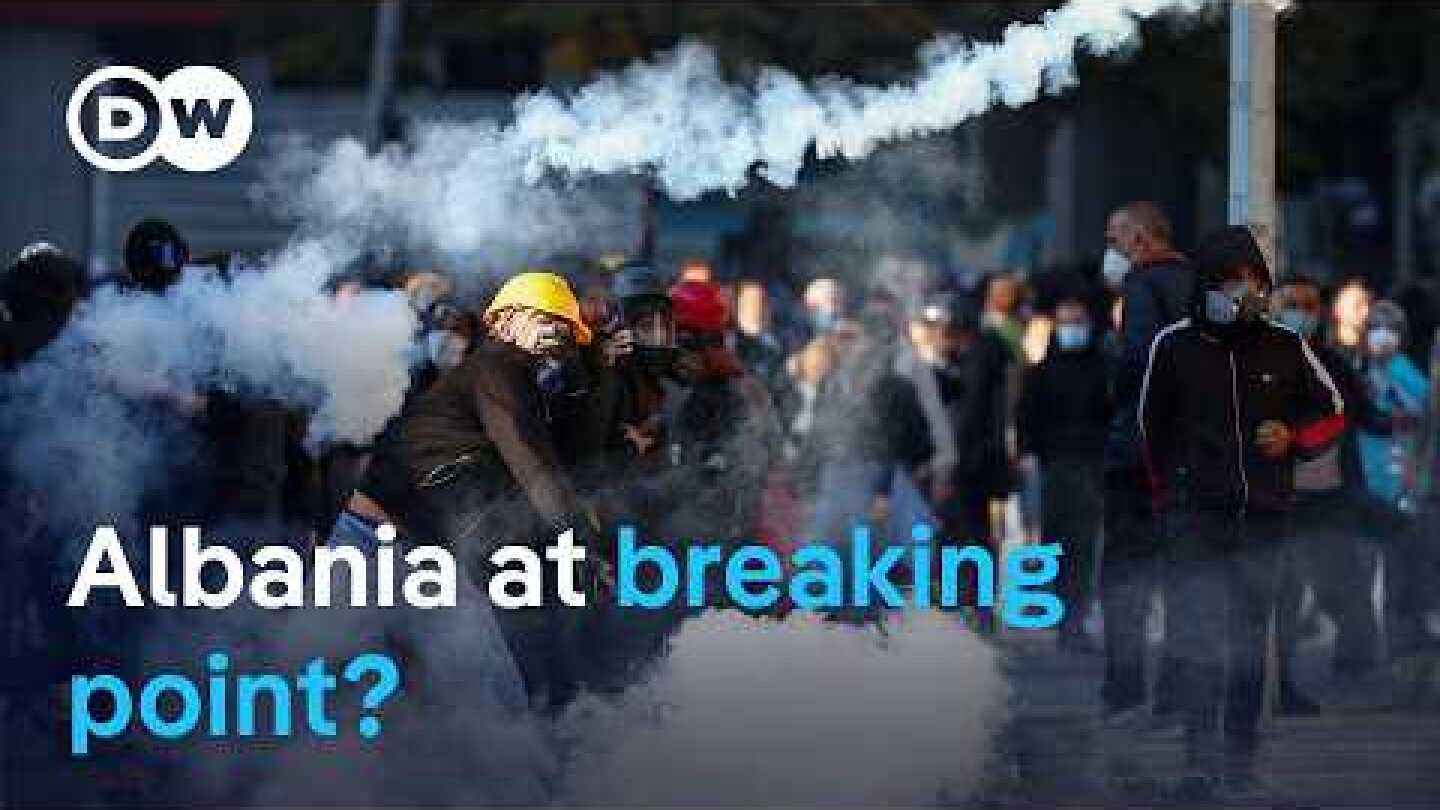 Violent Albania protests deepen political crisis for PM Edi Rama | DW News