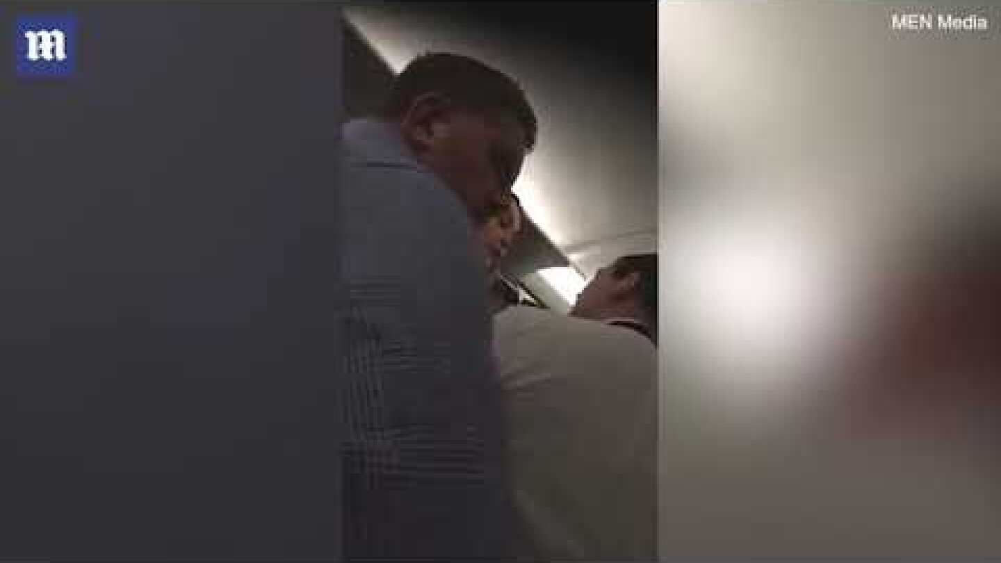 Woman is thrown off plane for explosive foul mouthed tirade