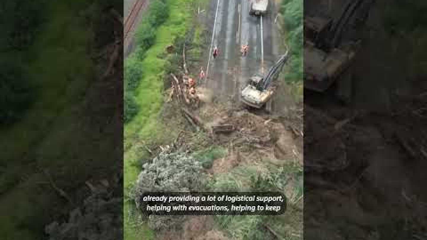 Drone footage shows extent of New Zealand flooding