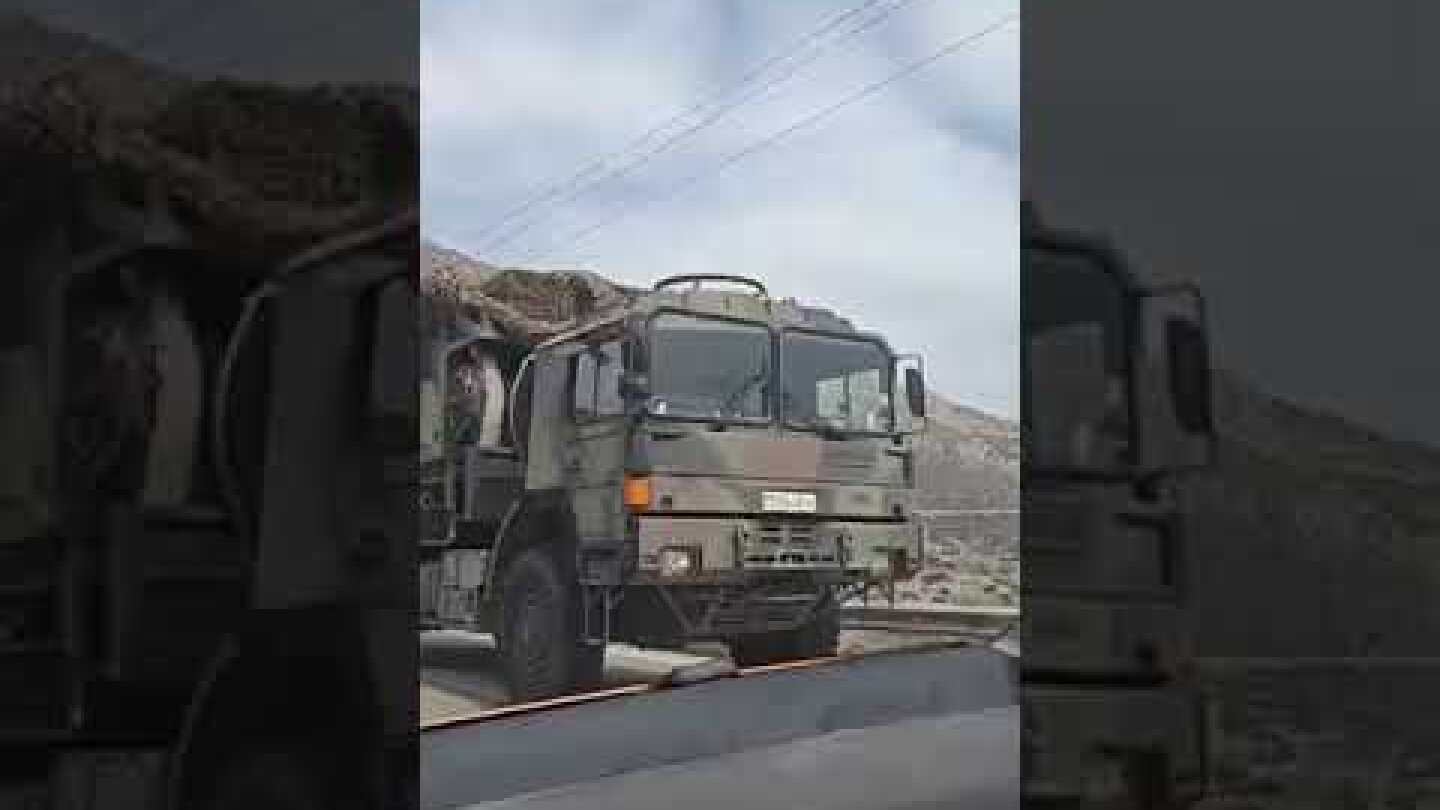 Αποκλειστικό βίντεο: Μεταφορά πυραύλων Patriot στην Κάρπαθο