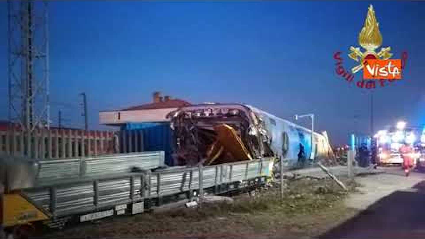 Treno ad alta velocità deraglia a Lodi, 2 morti e diversi feriti
