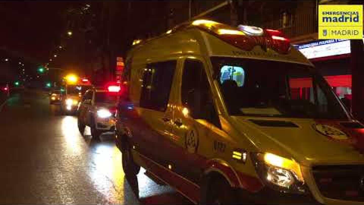 Derrumbe techo discoteca en Carabanchel