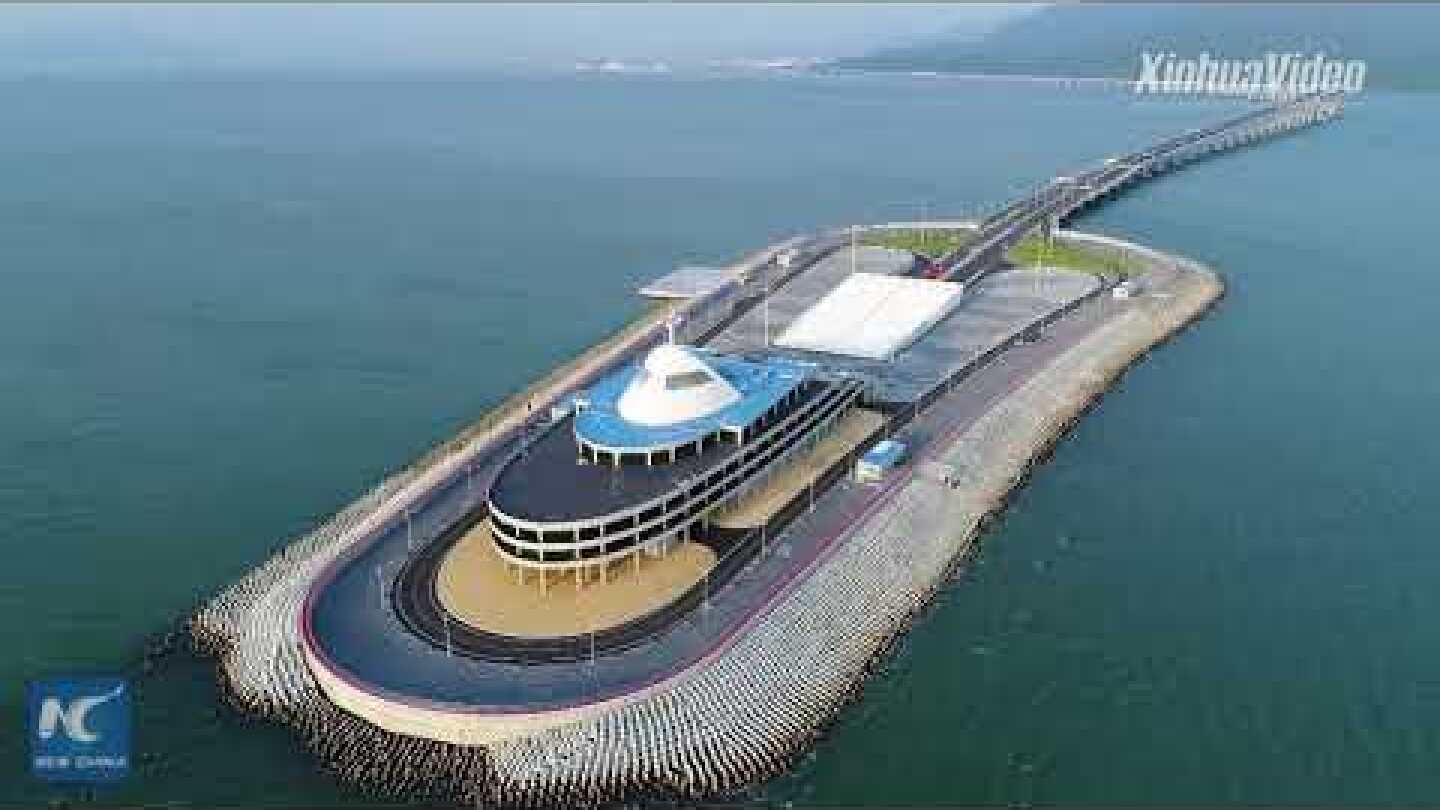 Mega project! Take a ride on world's longest sea bridge