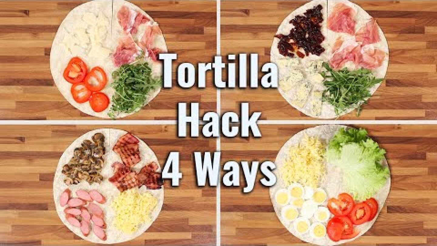 TikTok Viral Tortilla Hack - 4 Tasty Ways