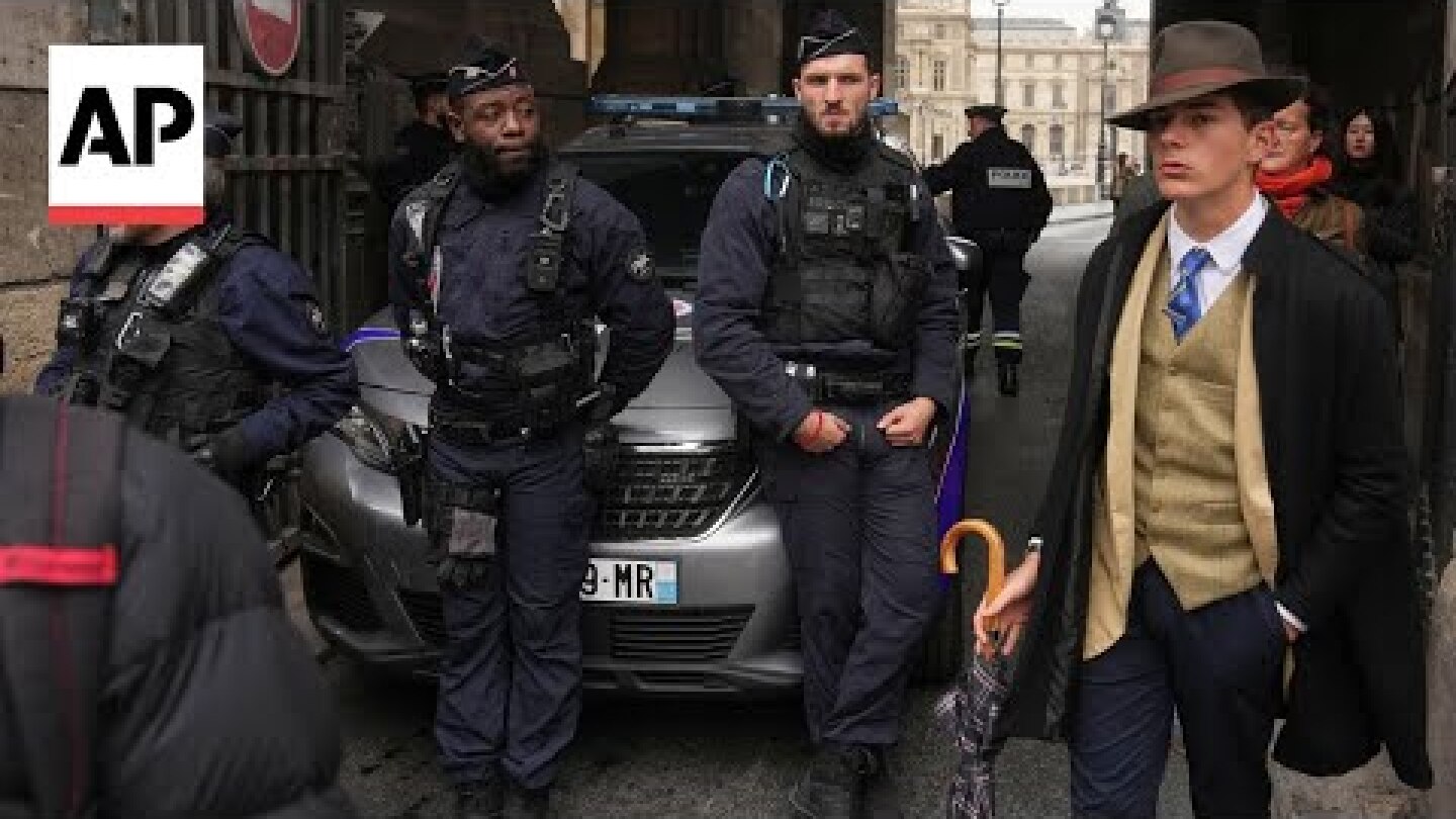 Mystery man in AP photo after Louvre Museum robbery creates buzz