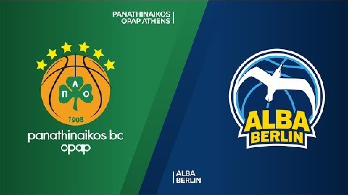 Panathinaikos OPAP Athens - ALBA Berlin Highlights | Turkish Airlines EuroLeague, RS Round 8