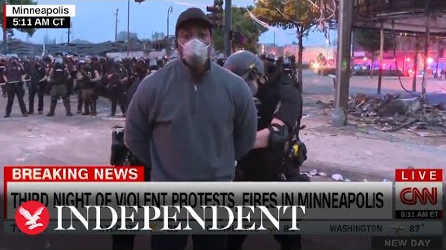 CNN reporter arrested live on air while covering Minneapolis protests