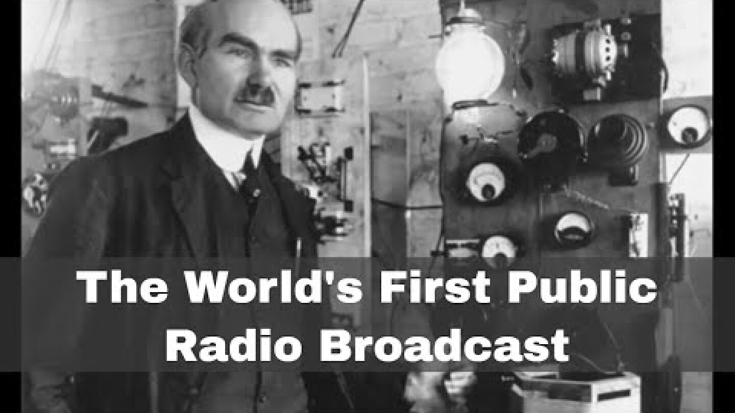 13th January 1910: World's first public radio broadcast comes from the Met Opera in New York